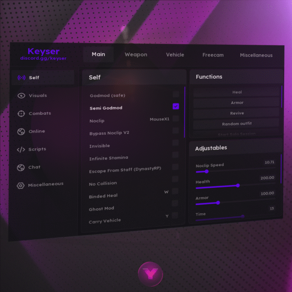 Keyser Menu + Spoofer